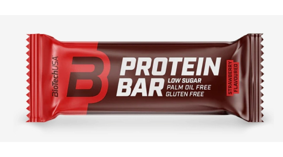 Protein Bar fehérjeszelet 16x70g eper BioTechUSA