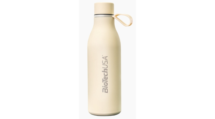 Rozsdamentes acél palack 500 ml krém BioTechUSA Rozsdamentes acél palack 500 ml krém BioTechUSA