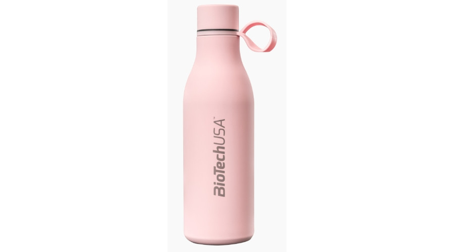 Rozsdamentes acél palack 500 ml rózsaszín BioTechUSA Rozsdamentes acél palack 500 ml rózsaszín BioTechUSA