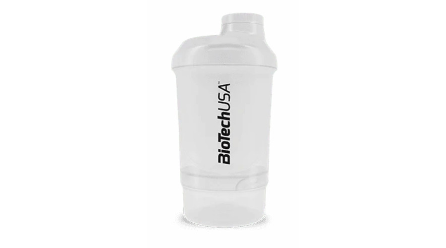 Wave+ Nano Shaker 300 ml (+150 ml) átlátszó BioTechUSA