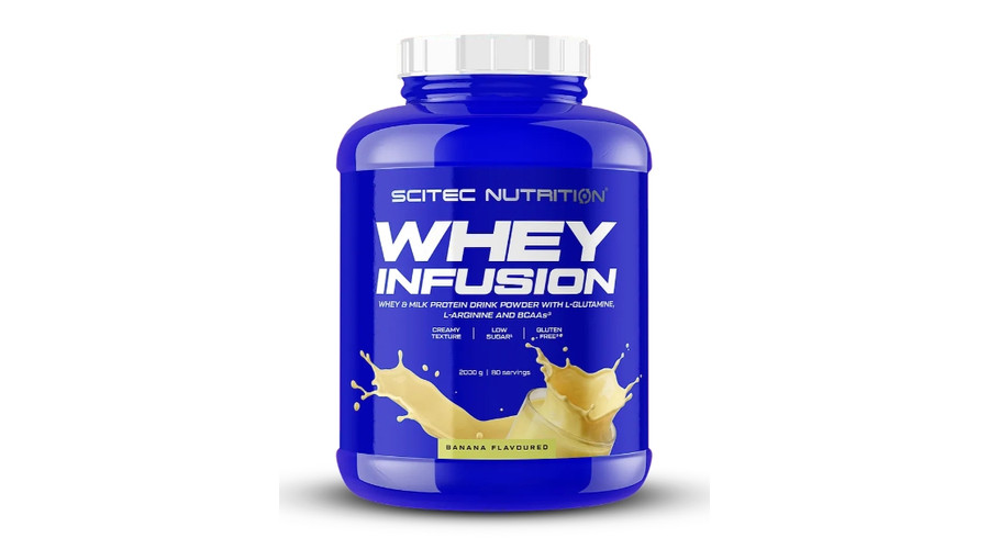 Whey Infusion 2000g banán Scitec Nutrition