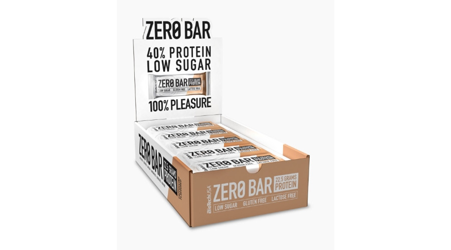 Zero Bar fehérjeszelet 20x50g cappuccino BioTechUSA Zero Bar fehérjeszelet 20x50g cappuccino BioTechUSA