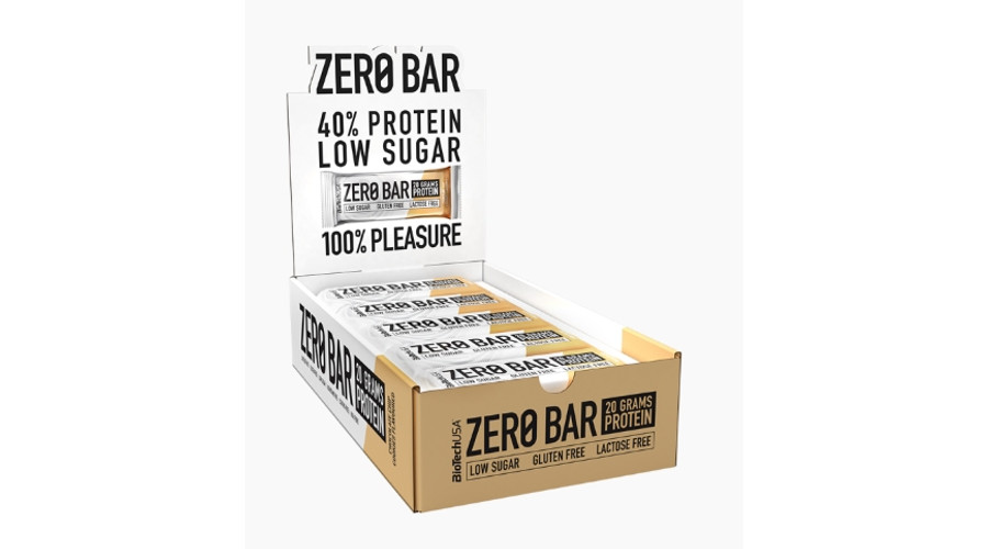 Zero Bar fehérjeszelet 20x50g chocolate chip cookies BioTechUSA Zero Bar fehérjeszelet 20x50g chocolate chip cookies BioTechUSA