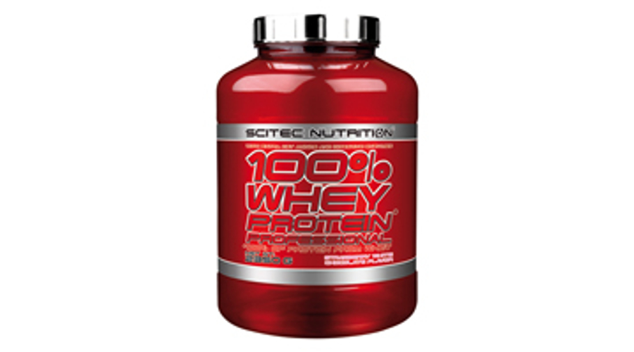 100% Whey Protein Professional 2350g eper fehércsoki Scitec Nutrition