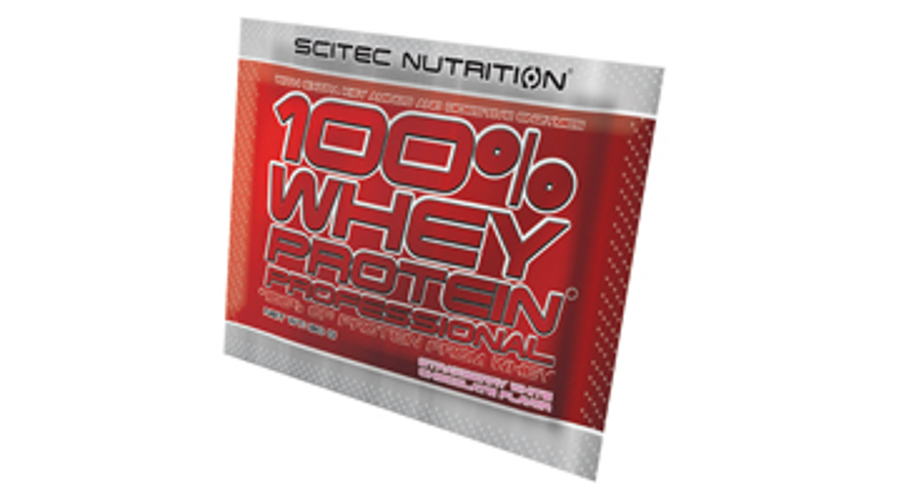 100% Whey Protein Professional 30g eper fehércsoki Scitec Nutrition